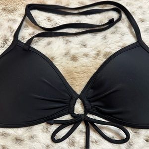 Island World Apparel Women’s Medium Black String Bathing Suit Top